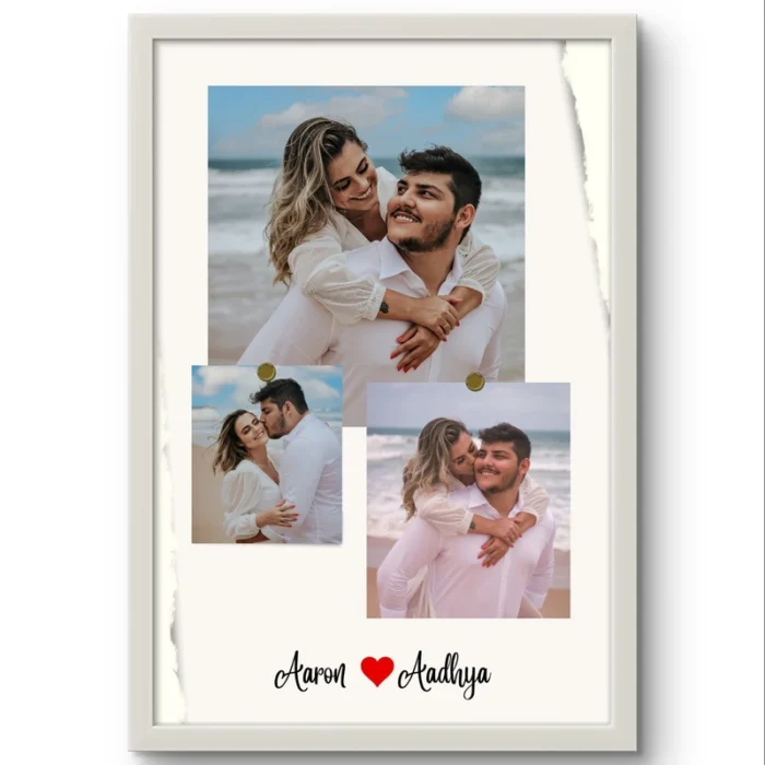 Personalized Romantic Photo Collage Frame 2